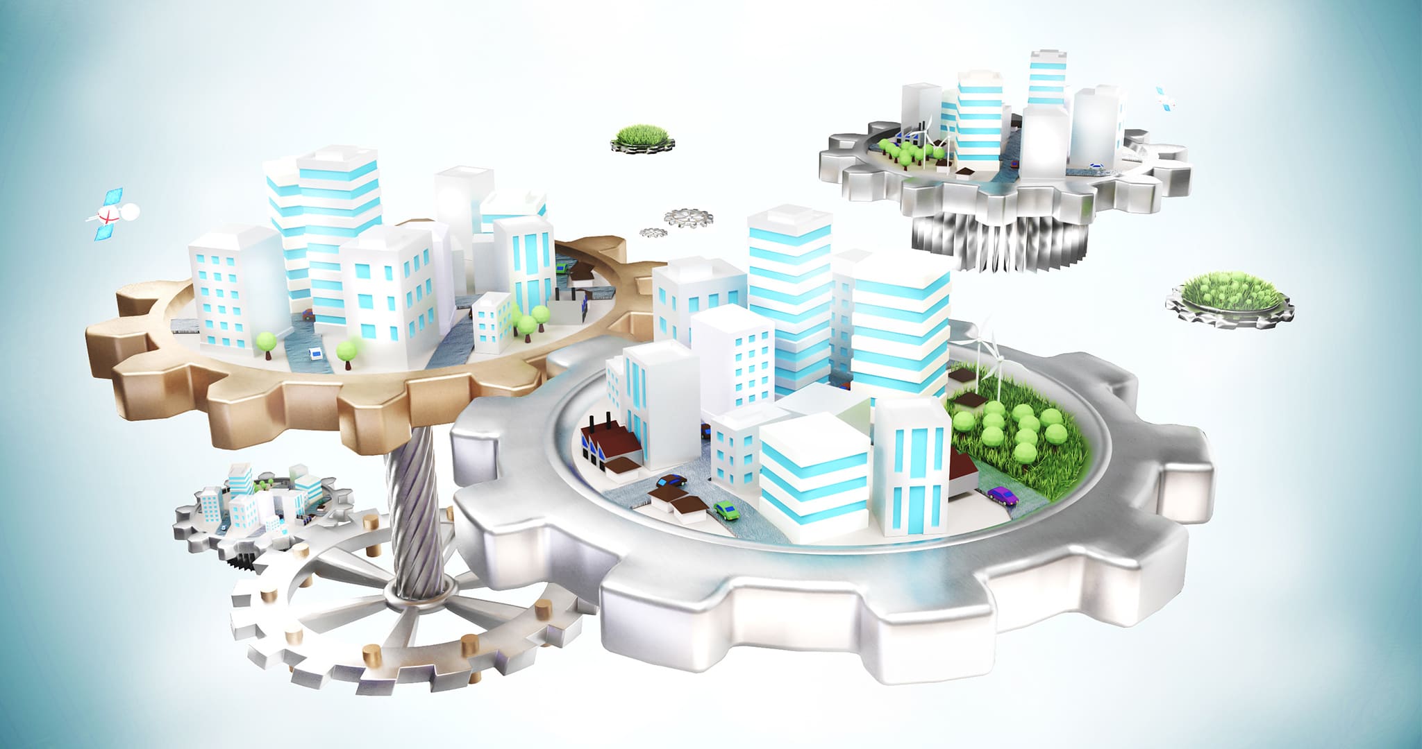 Проекты промышленных городов умные города